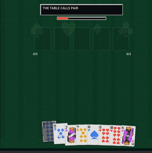 Card game hand