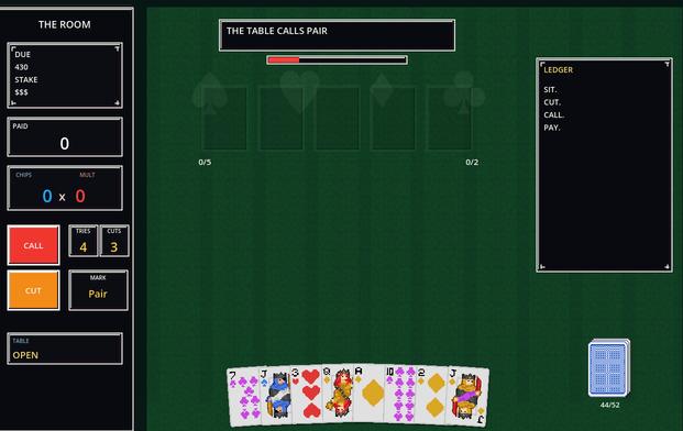 Card game table