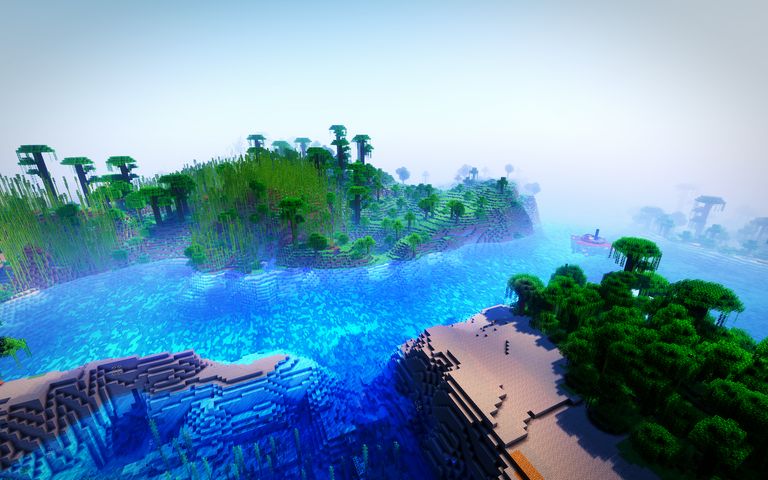 Veyluma Shader: water and forest